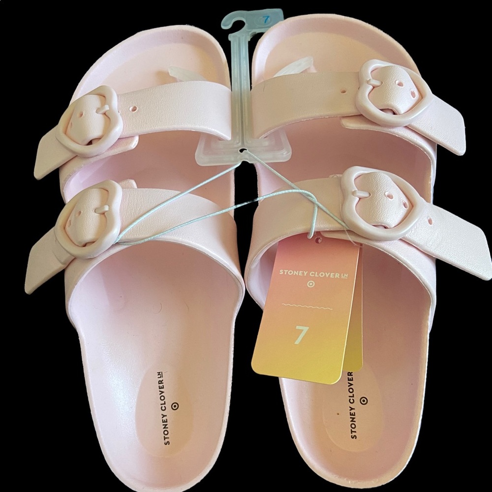 Stoney Clover x Target Women’s Pink Slide Sandals size 7.